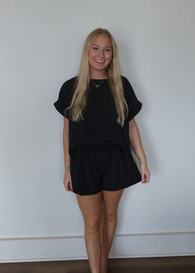 Black Short Set