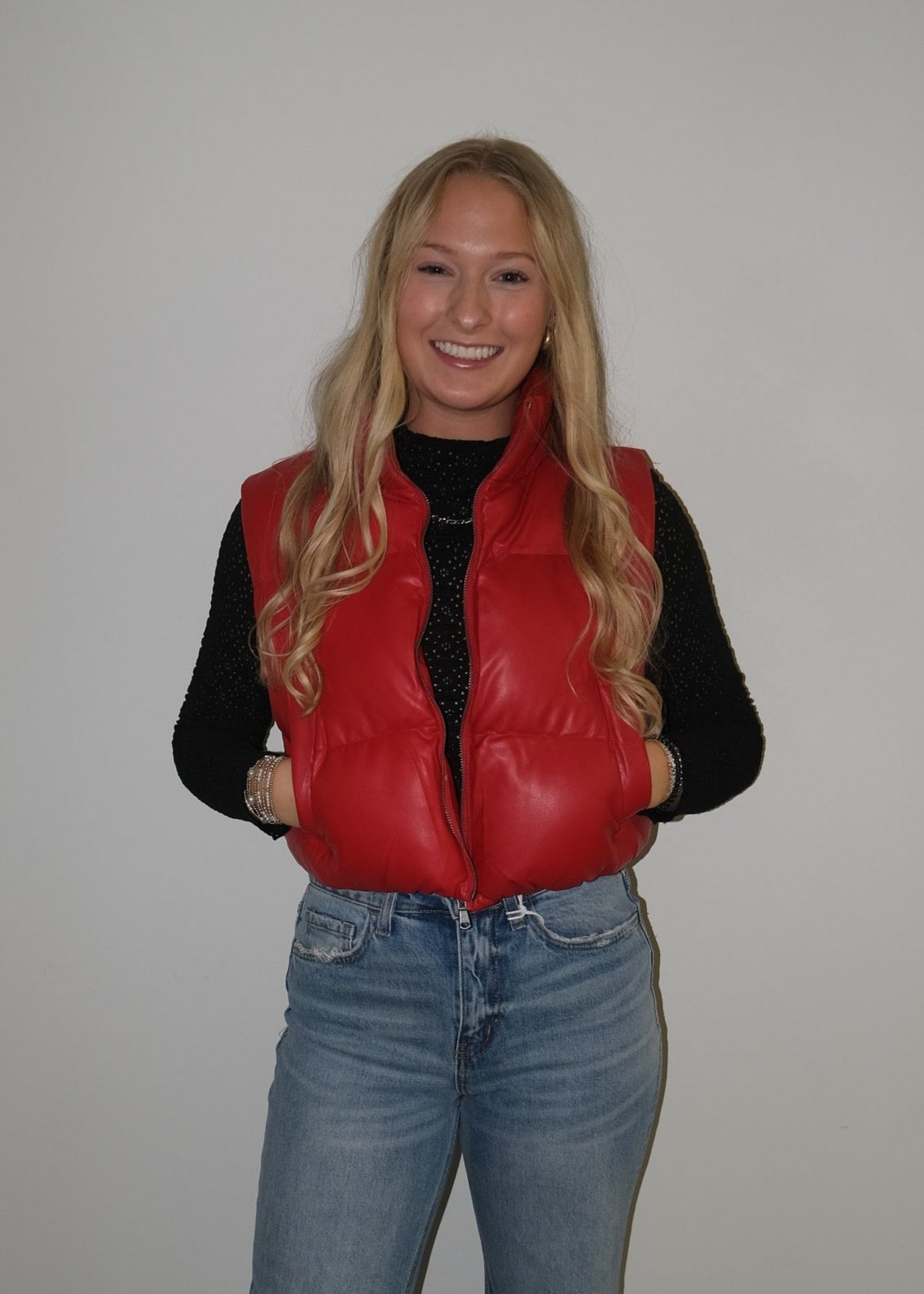 Red Puffer Vest