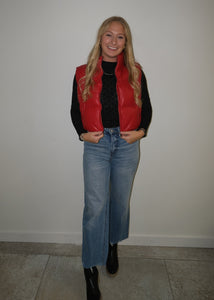 Red Puffer Vest