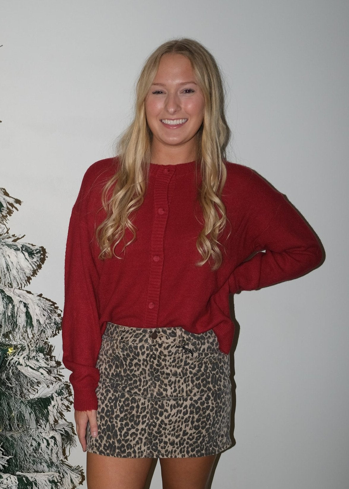Ruby Red Cardigan