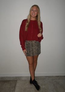 Ruby Red Cardigan
