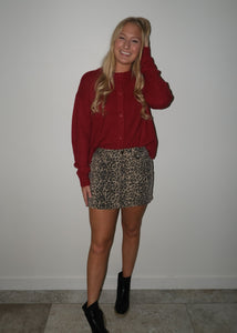 Ruby Red Cardigan