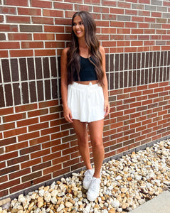 White On Point Skirt