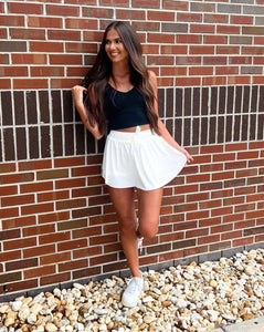 White On Point Skirt