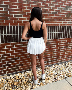 White On Point Skirt