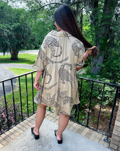 Latte Leopard Dress