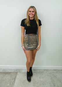 Black Cropped Sweater Top