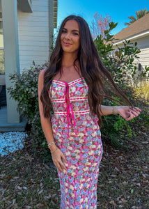 Floral Lace Lined Set