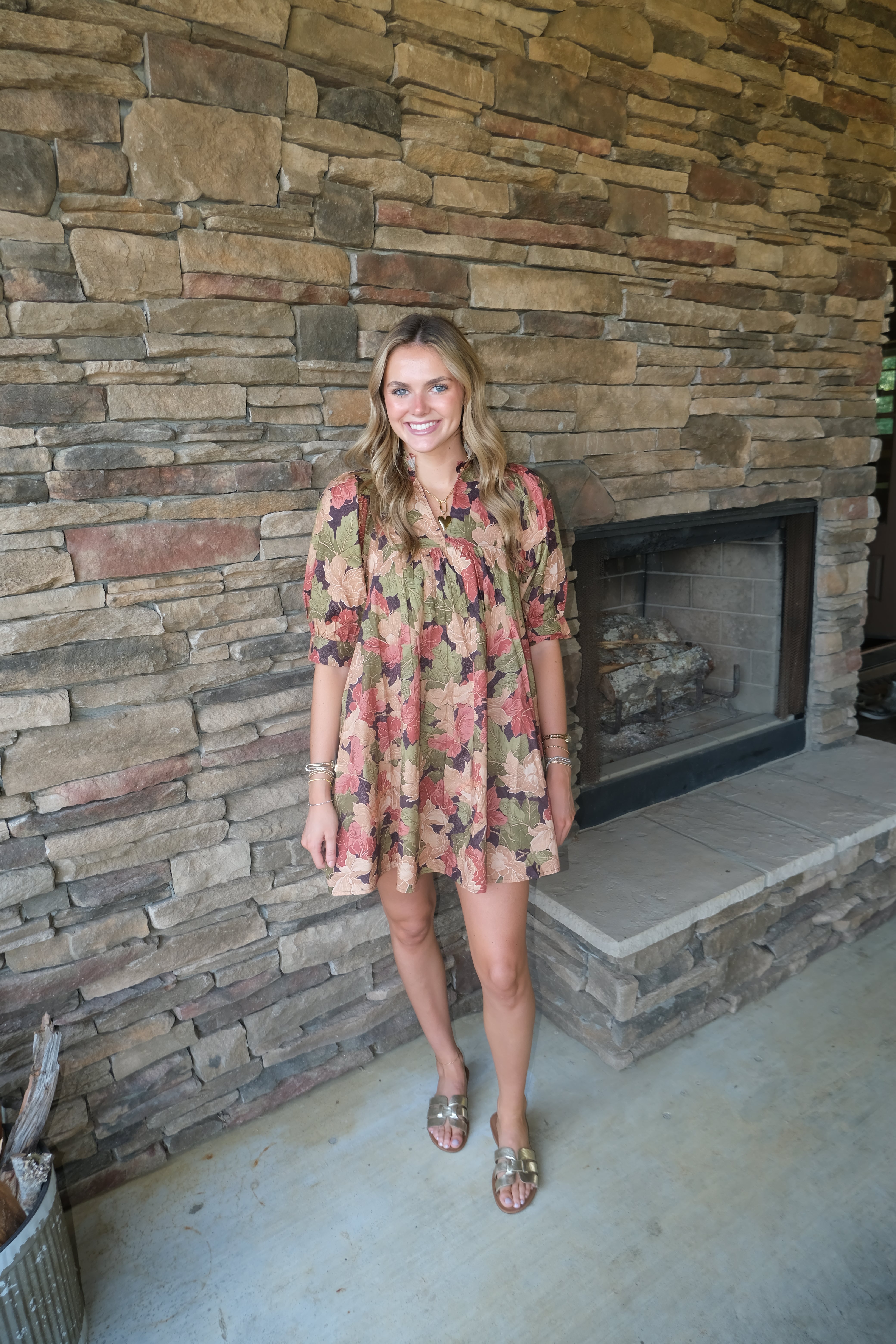 FALL FOREST FLOOR DRESS