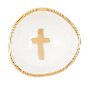 Cross Ceramic Ring Dish