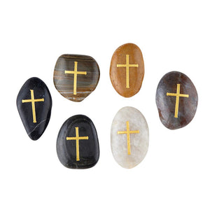 Gold Stone Cross